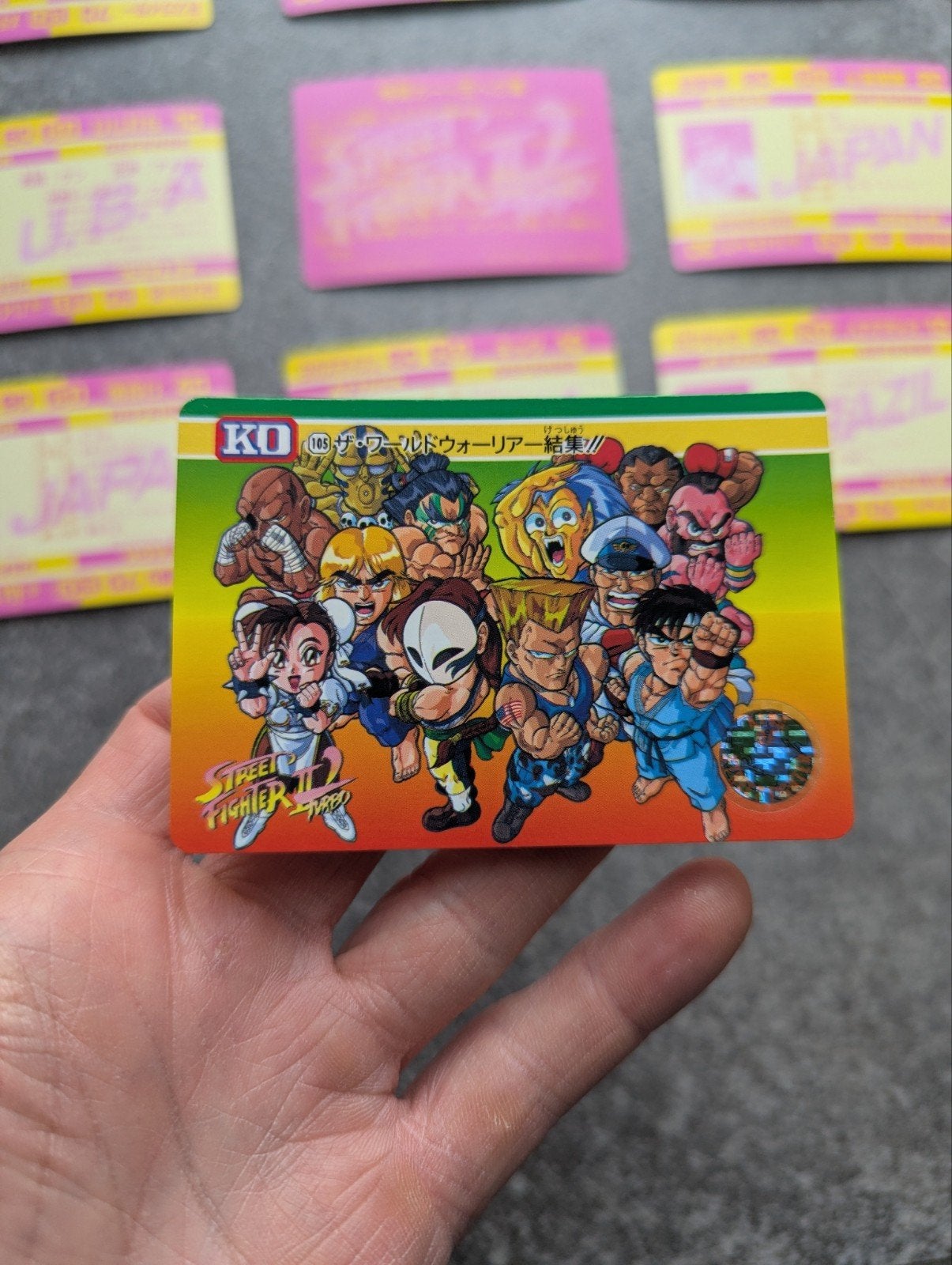 Street Fighter 2 Carddass Bandai 1993 deel 3 kaarten

Nmint, Ophalen of Verzenden