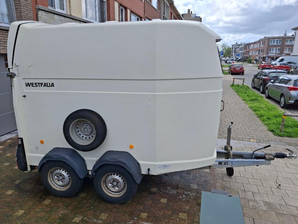 Paardentrailer Westfalia, Dieren en Toebehoren, Ophalen, Gebruikt, Polyester, 2-paards trailer
