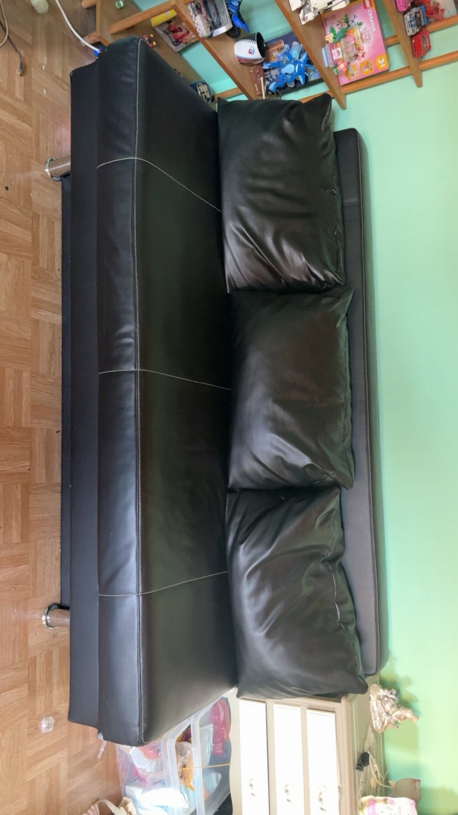 Zetelbed, Huis en Inrichting, Ophalen, Gebruikt, 150 tot 200 cm, Driepersoons