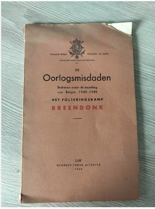 De oorlogsmisdaden : Breendonk, Boeken, Ophalen