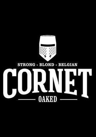 Panneau pub Cornet Oaked 8 en métal - rétro vintage mancave, Enlèvement ou Envoi, Neuf, Panneau, Plaque ou Plaquette publicitaire