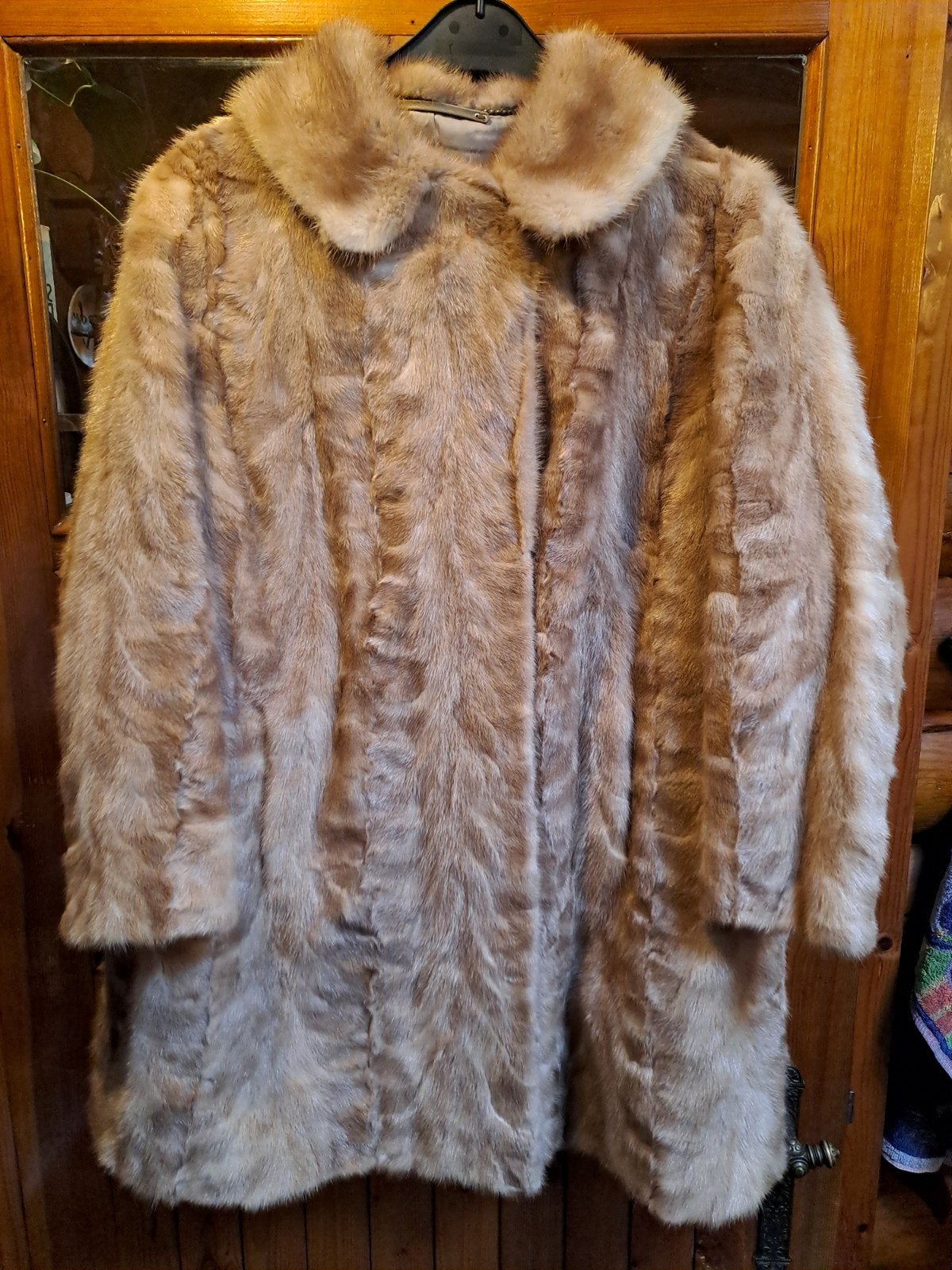 Bontjas maat M/L, Kleding | Dames, Jassen | Winter, Ophalen, Maat 38/40 (M)