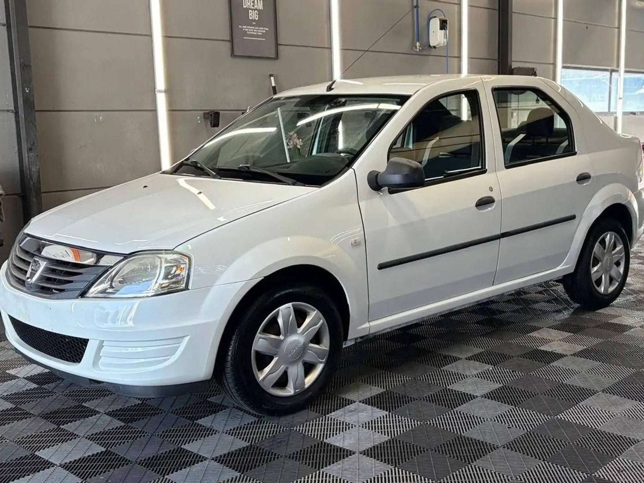 Dacia Logan Benzine 95.615km geen airco, Autos, Achat, Entreprise, 87 ch, Logan