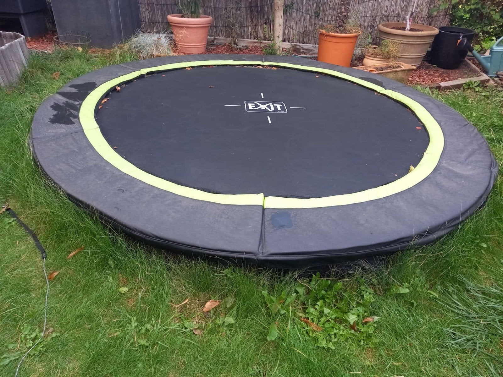 grondtrampoline exit  244cm, Kinderen en Baby's, Speelgoed | Buiten | Trampolines, Ophalen