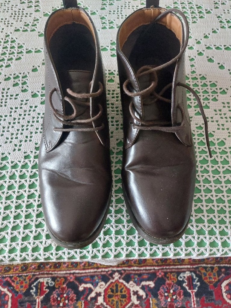 bruine lederen bottines maat 41inextenso, Ophalen, Bruin, Inextenso, Zo goed als nieuw