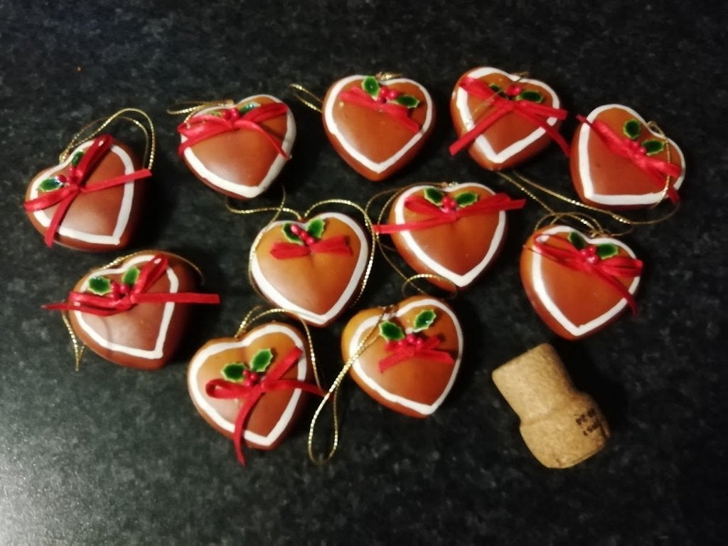 11 hartjes in kunststof voor 2€, Ophalen of Verzenden