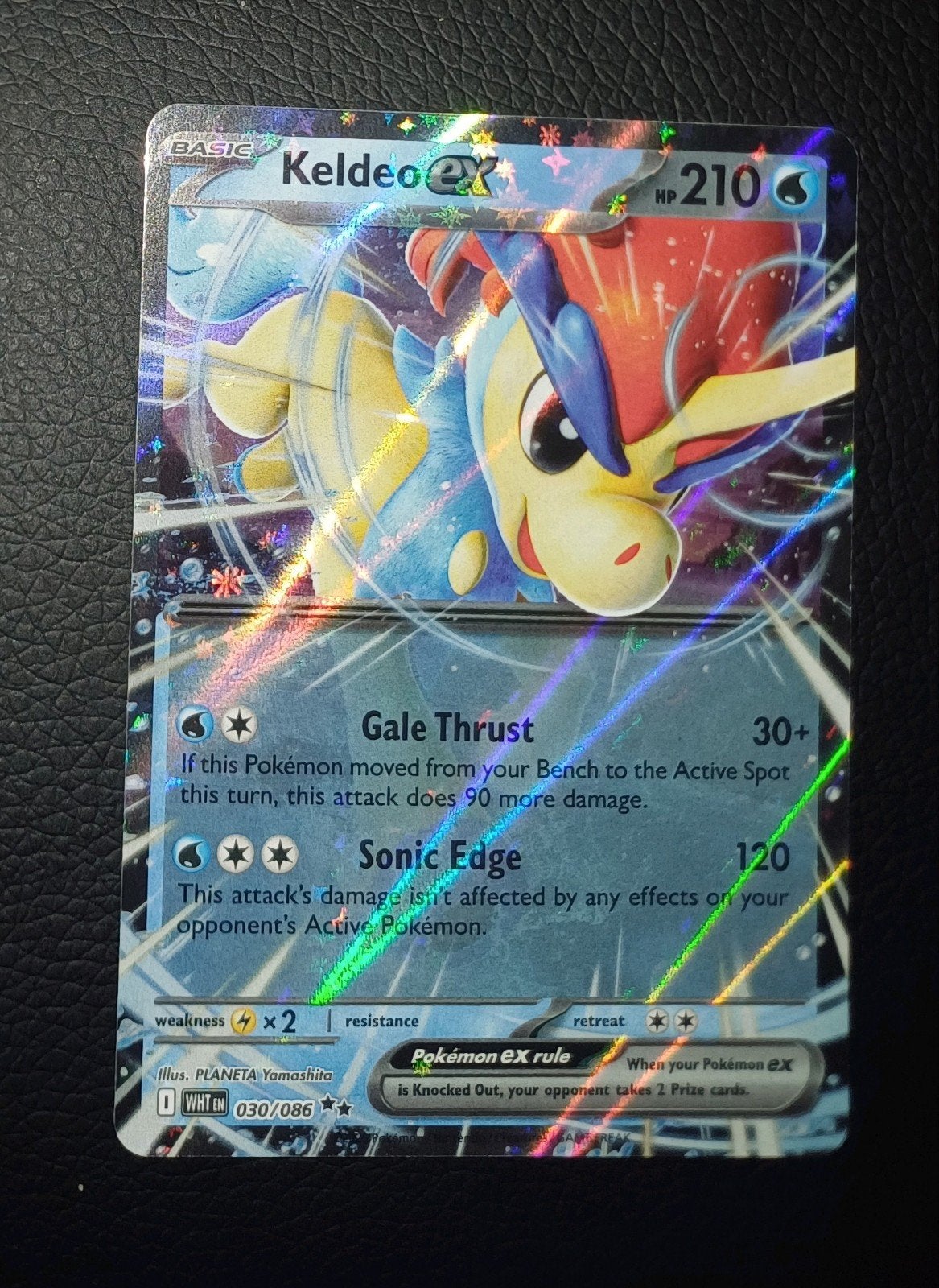 Modern Era: Keldeo Ex 030/086 White Flare, Ophalen of Verzenden