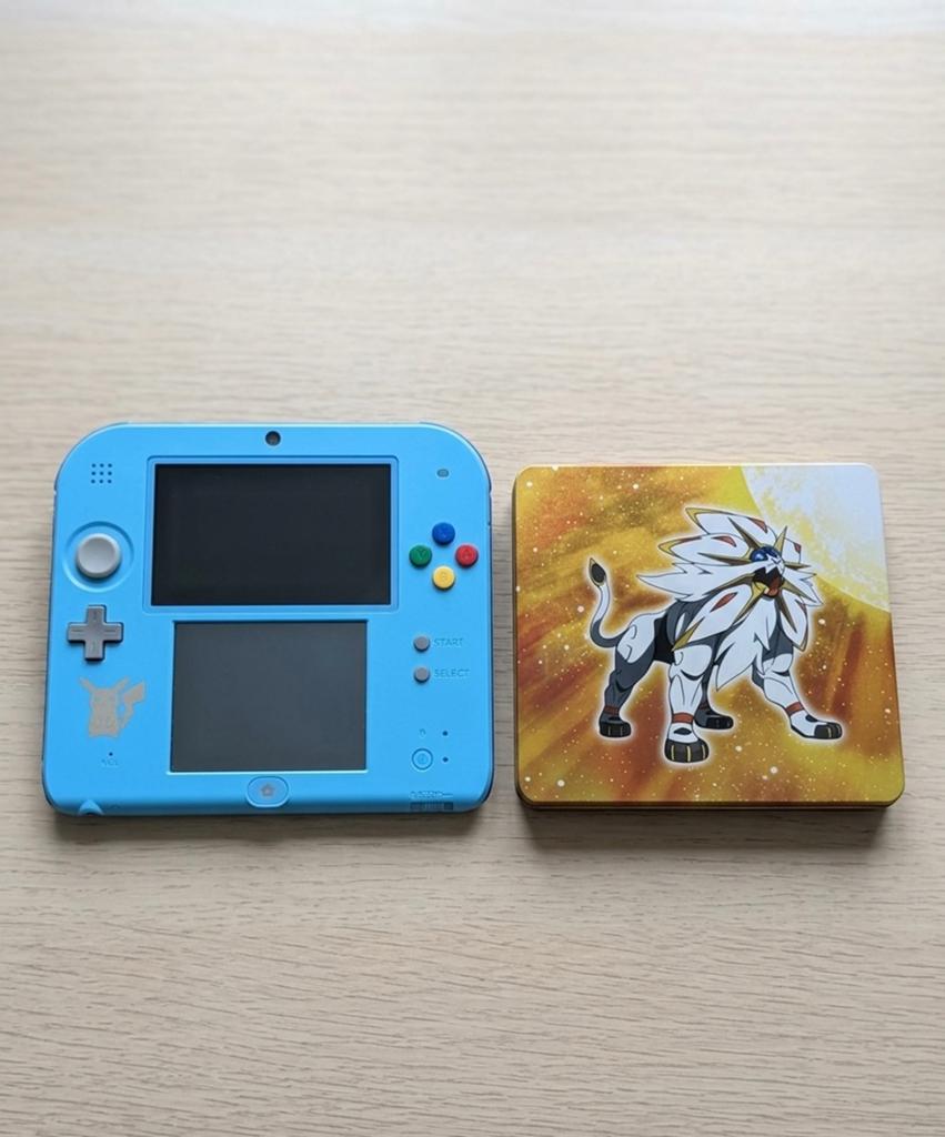 Nintendo 2DS Pokemon Sun And Moon, Ophalen, Zo goed als nieuw, Blauw, 2DS