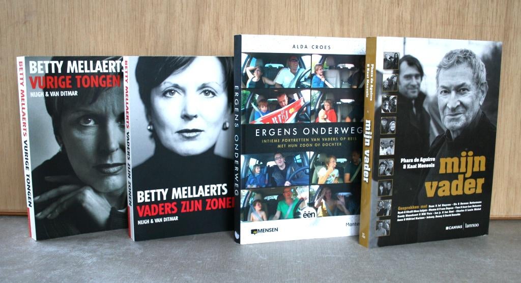 Vaders en kinderen: intieme portretten. Set van 4: €12., Boeken, Ophalen of Verzenden, Gelezen, Diverse auteurs