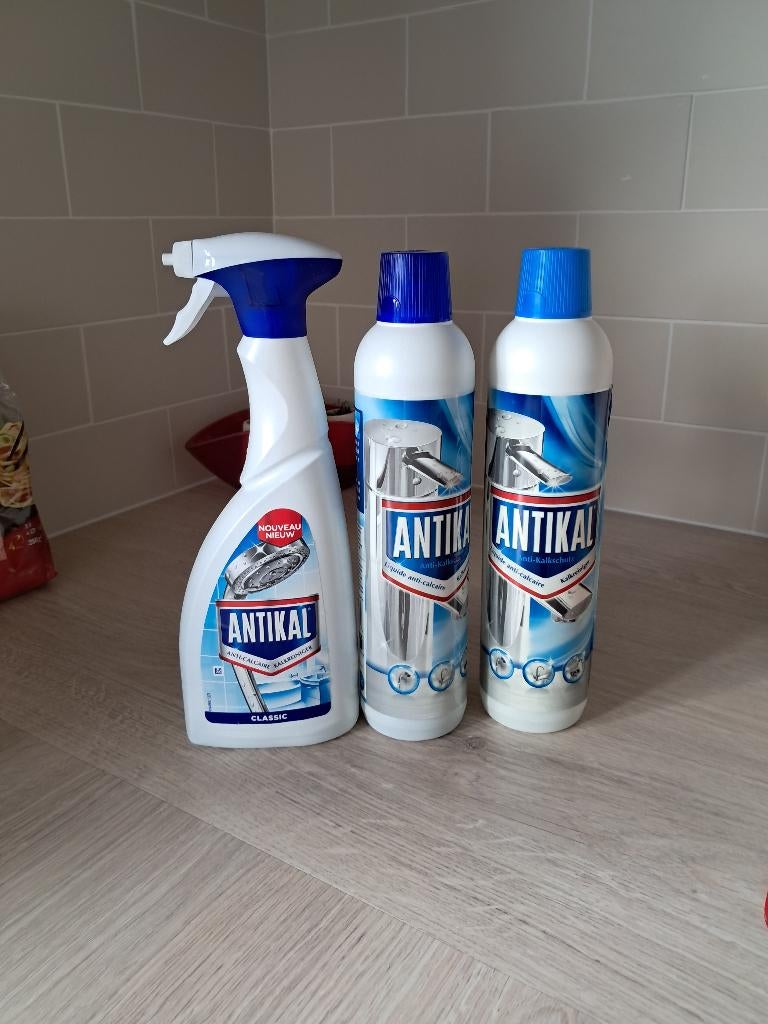 antikalk: 2 gel classic en 1 spray, Huis en Inrichting, Schoonmaakartikelen, Schoonmaakmiddel, Ophalen of Verzenden