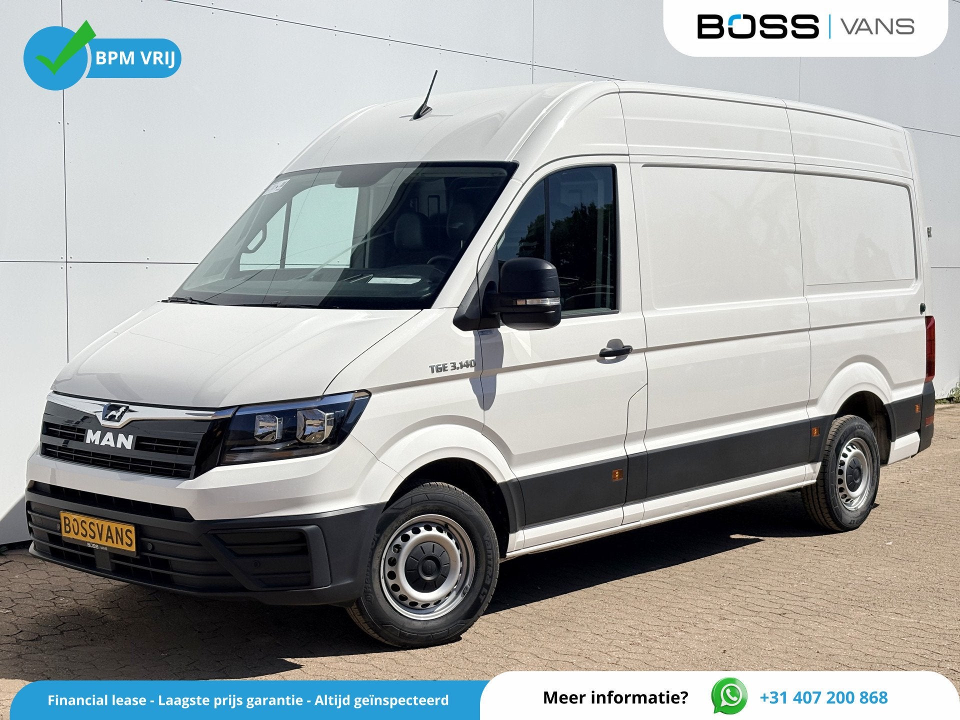 MAN TGE 3.140 2.0 TDI 140PK L3H3 Airco Cruise Control Carpla, Auto's, Voorwielaandrijving, Stof, Gebruikt, Zwart