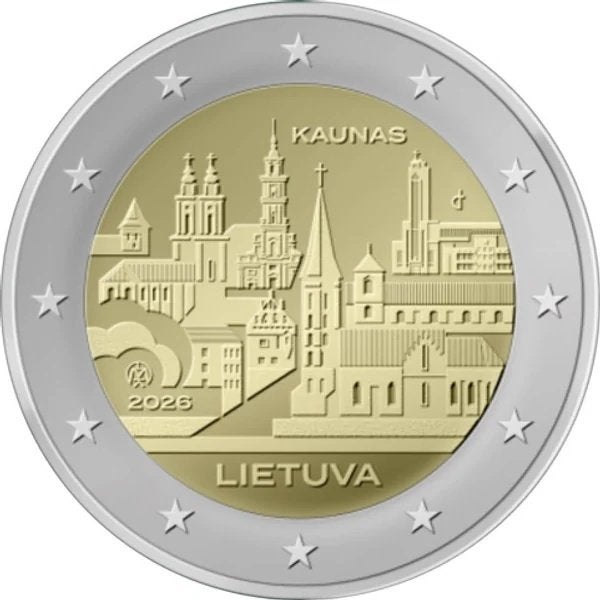 Litouwen 2 Euro cc 2026, Ophalen of Verzenden, Overige landen, 2 euro, Losse munt