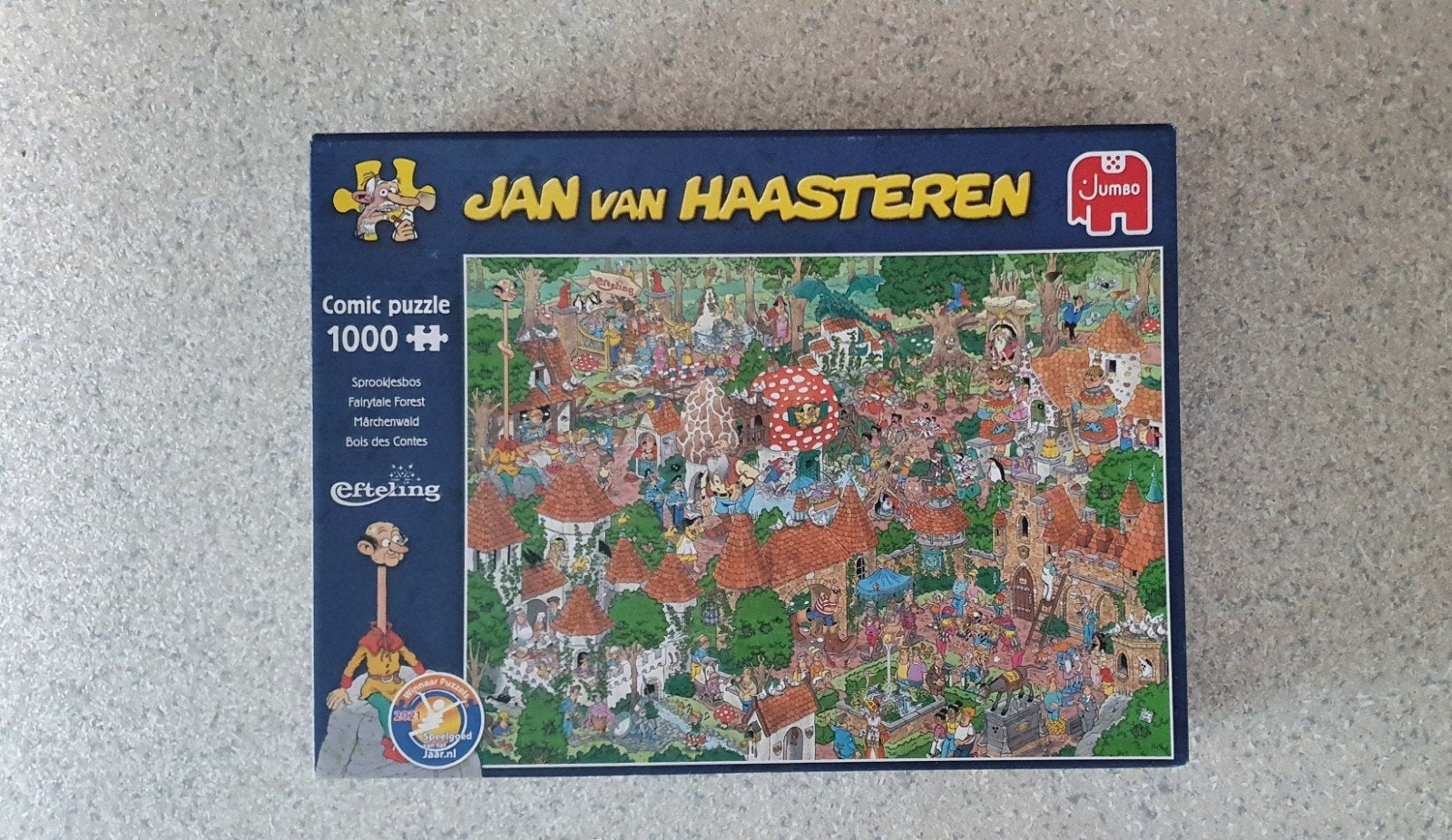 Puzzel Jan van Haasteren 1000 stuks : SPROOKJESBOS, Enlèvement