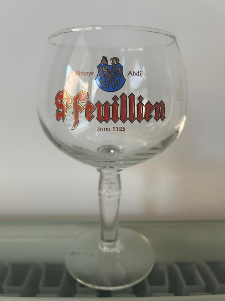 Bierglazen abdij St Feuillien 25cl, Verzamelen, Ophalen, Nieuw