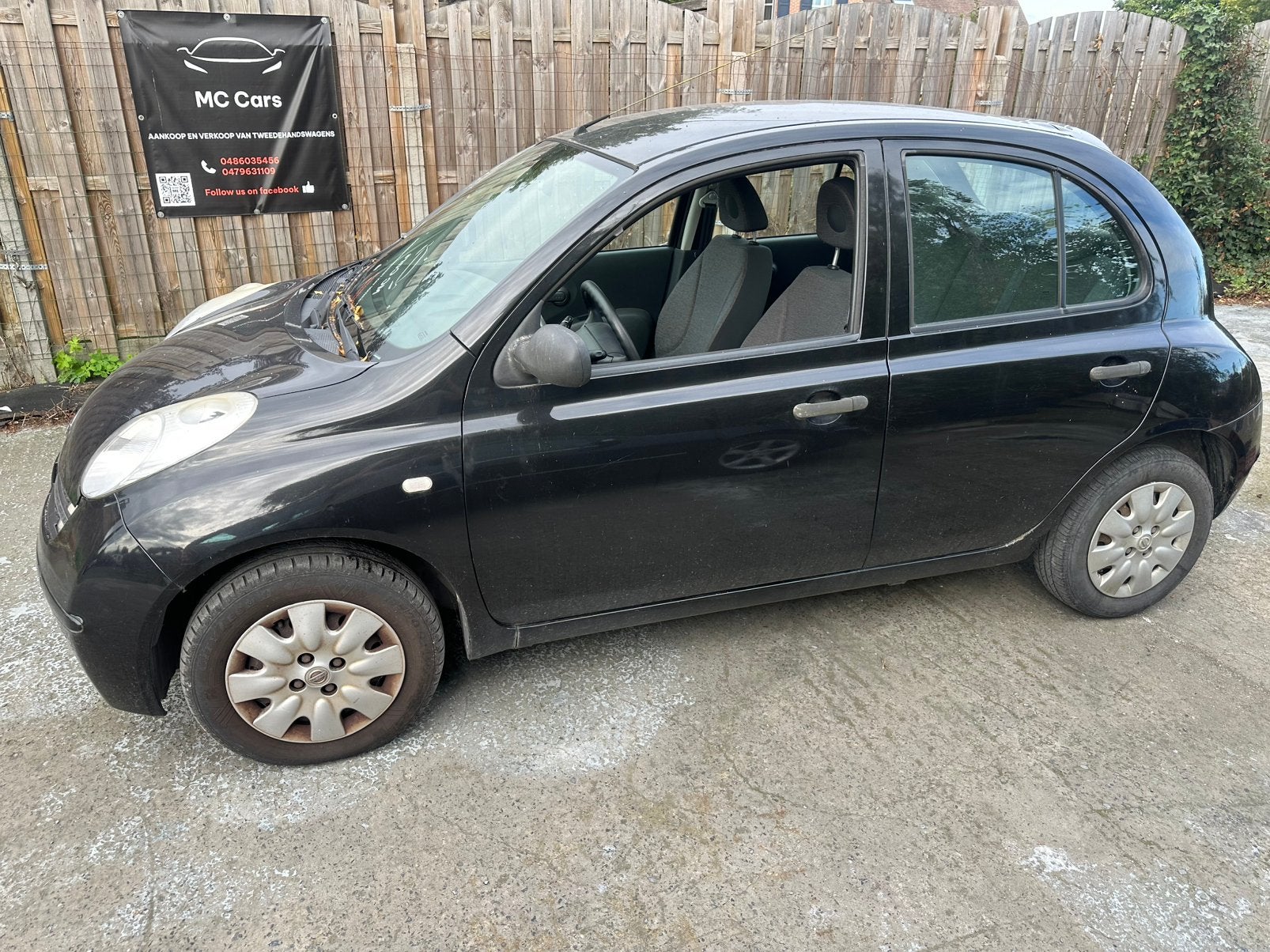 Nissan micra 1.3 benzine, Auto's, Nissan, Voorwielaandrijving, Stof, Zwart, Electronic Stability Program (ESP)