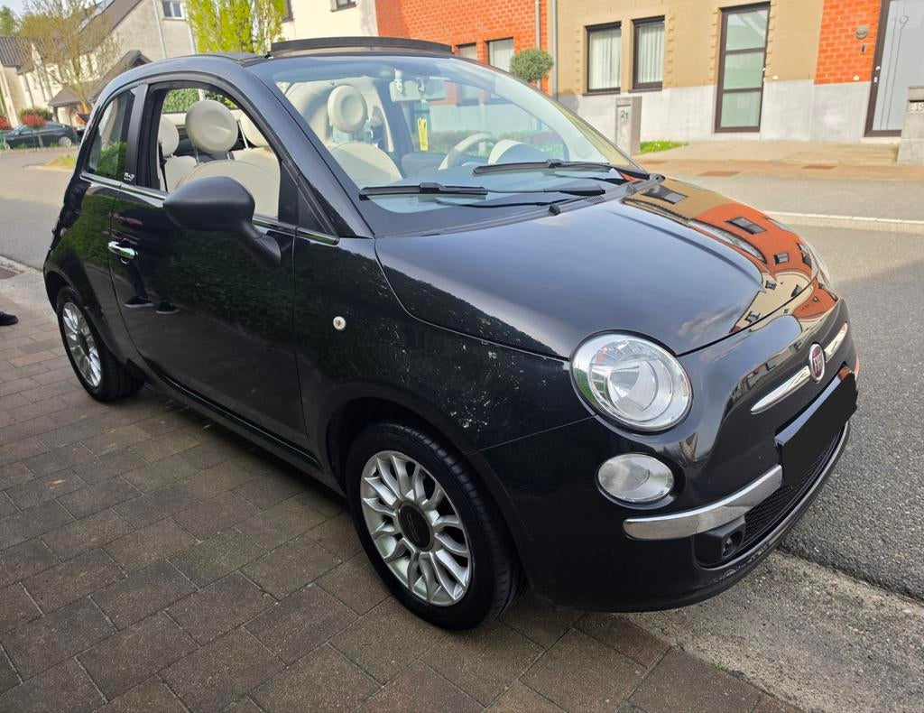 Fiat 500c Cabrio 1.2i Benzine Slechts 65.000km Goede Staat !, Autos, Fiat, Electronic Stability Program (ESP), Euro 5, Achat, Cabriolet