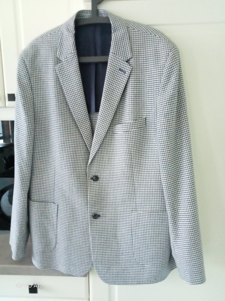 heren vest, Ophalen, Zo goed als nieuw, Maat 52/54 (L), Blauw