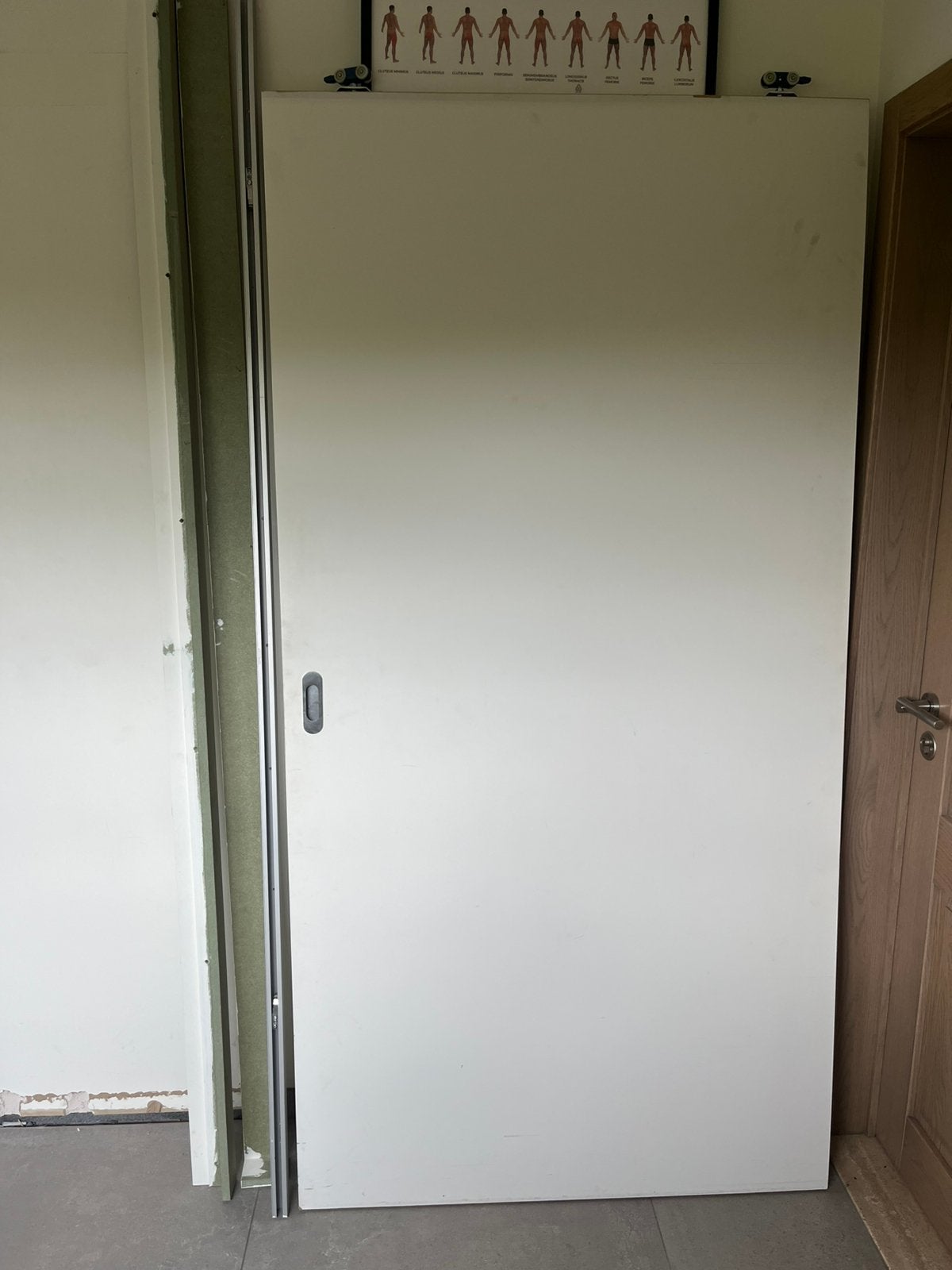 Schuifdeur 108 x 211, Doe-het-zelf en Bouw, Ophalen, Schuifdeur, Gebruikt