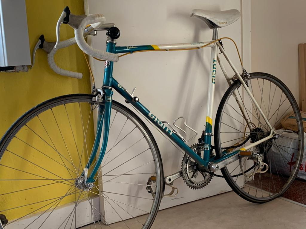 Velo GIANT peloton taille L- vintage, Fietsen en Brommers, Fietsen | Racefietsen, Ophalen, Gebruikt, Heren, Giant