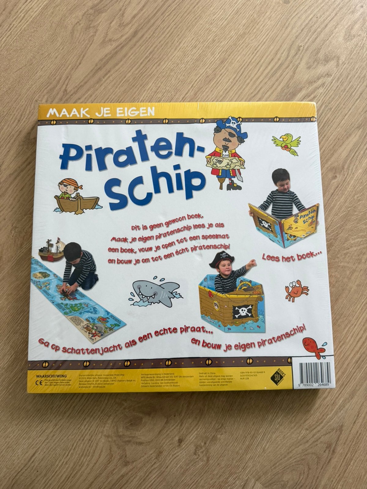 Nieuw in folie! Maak je eigen Piratenschip - Boek & Speelmat, Boeken, Ophalen of Verzenden, Nieuw