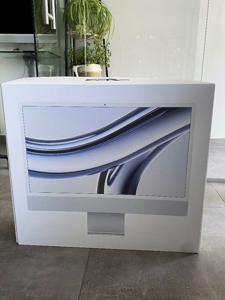 iMac 24" M3 , 512 GB Zilver, Ophalen, IMac, 512 GB, Zo goed als nieuw