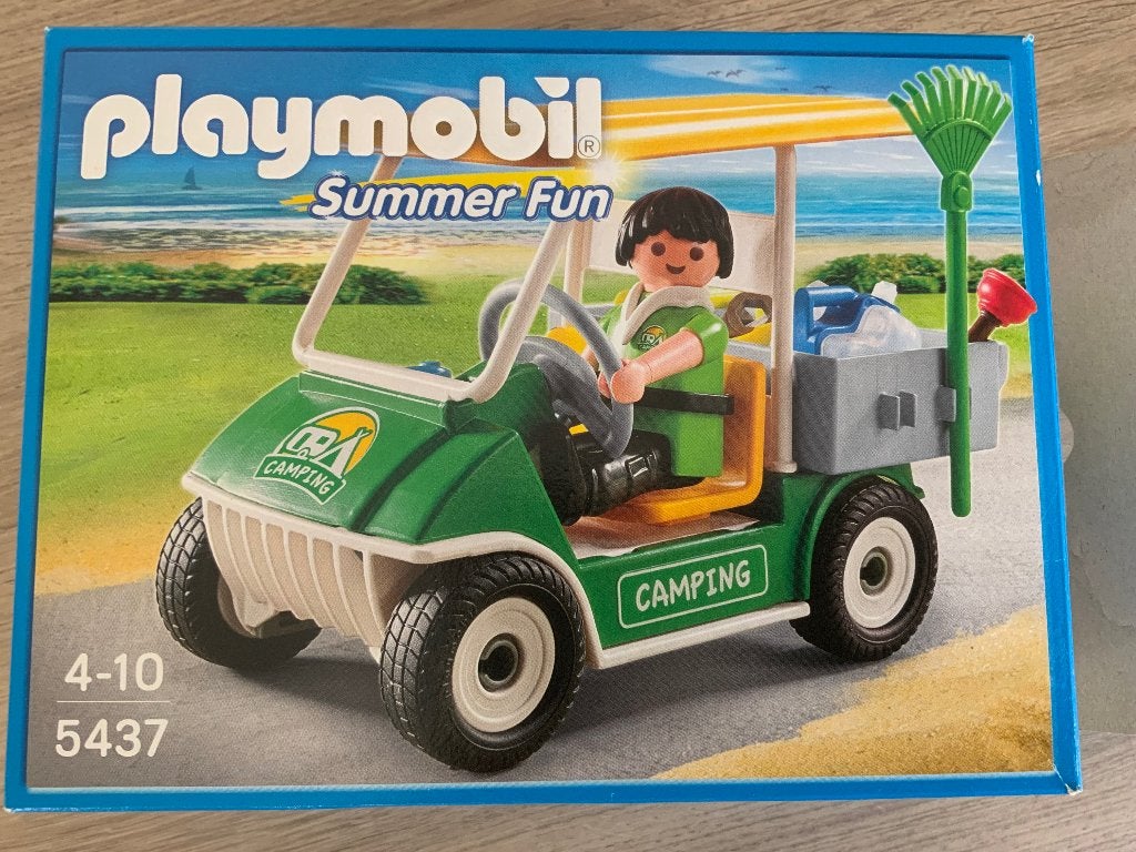 Playmobil 5437 summer Fun camping dienstvoertuig, Enfants & Bébés, Comme neuf, Summer fun, Véhicule, Kit complet
