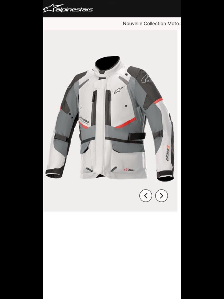 Veste et pantalon alpinestars, Motos, Enlèvement, Neuf, sans ticket, Hommes, Ensemble