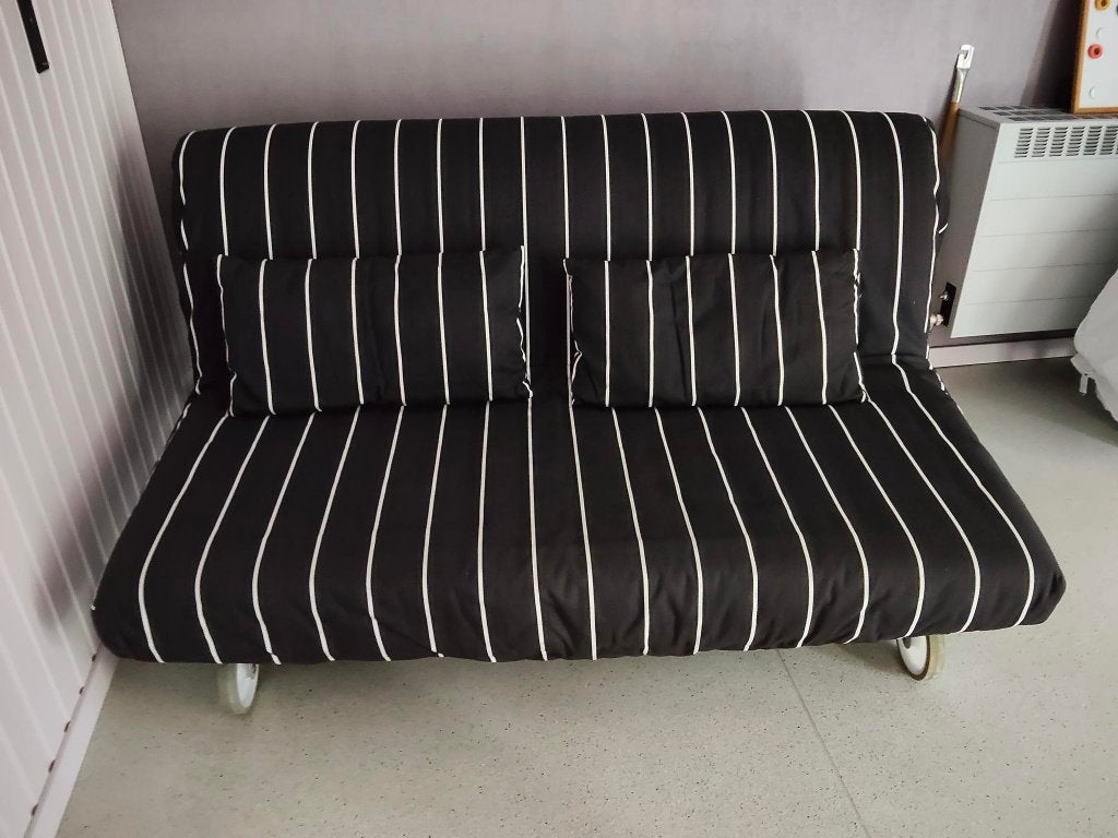 Zetelbed opklapbaar, Ophalen, Gebruikt, Tweepersoons, 200 cm