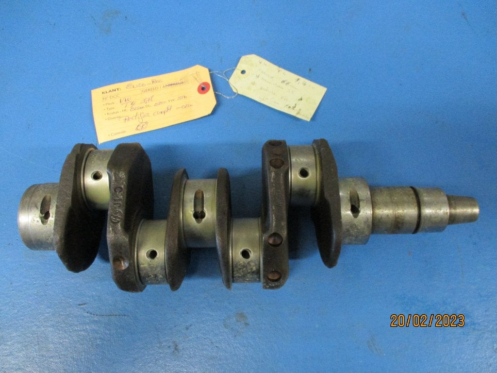 VW T4 1700cc & 1800cc krukas (gerectificeerd -0,25 mm), Auto-onderdelen, Motor en Toebehoren, Oldtimer onderdelen, Volkswagen