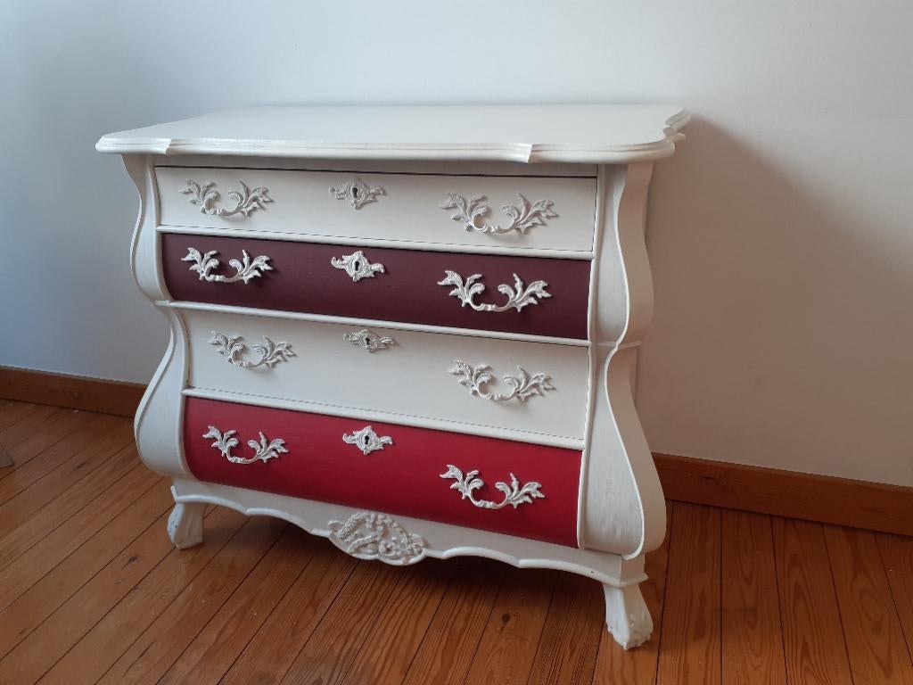 Vintage buikkast - ladekast, Huis en Inrichting, Kasten | Ladekasten, Gebruikt, Minder dan 100 cm, 50 tot 100 cm, 25 tot 50 cm