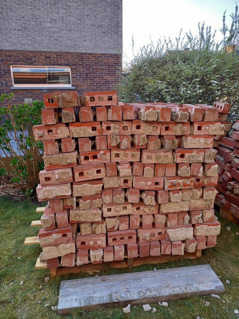 Gevelsteen (niet opgekuist), Bricolage & Construction, Briques, Enlèvement