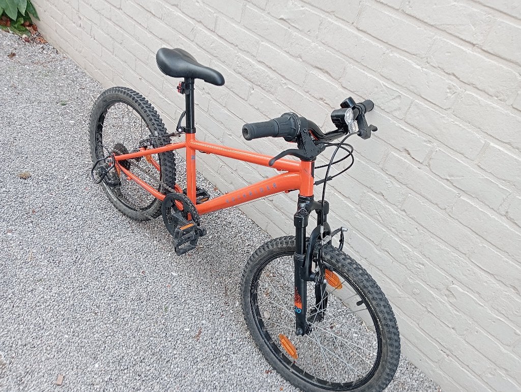 Jongensfiets Rockrider B-twin 6-9 jaar, Vélos & Vélomoteurs, Frein à main, Utilisé, Rockrider (Decathlon), 20 pouces