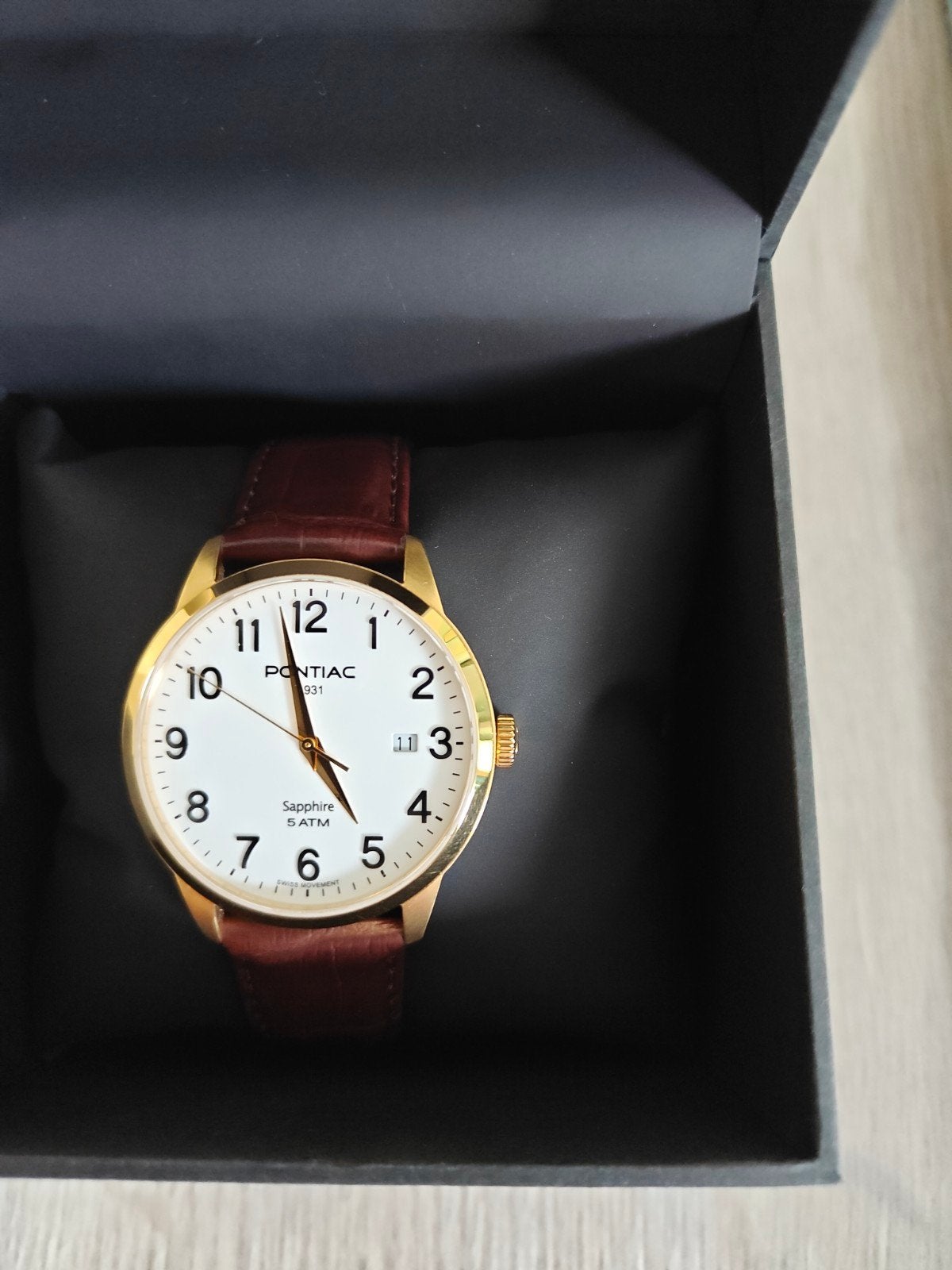 Pontiac horloge nieuw, Handtassen en Accessoires, Ophalen, Polshorloge