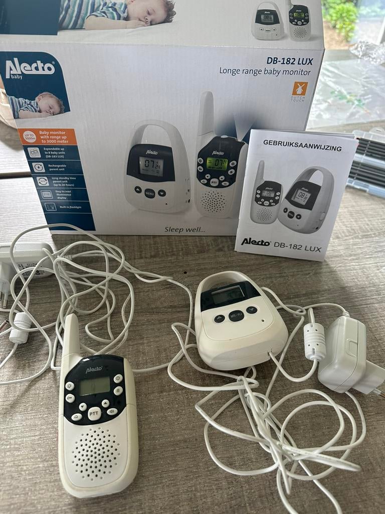 Babyfoon D -182 LUX Long range baby monitor, Ophalen, Zo goed als nieuw, 250 meter of meer