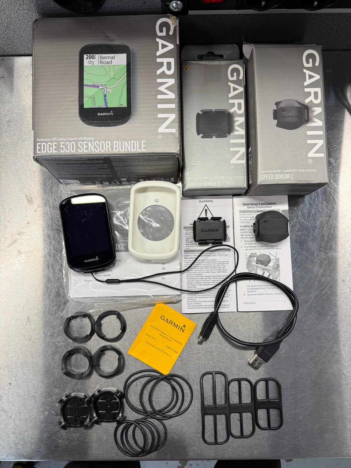 Garmin Edge 530 sensor bundle, Vélos & Vélomoteurs, Enlèvement ou Envoi, GPS, Utilisé