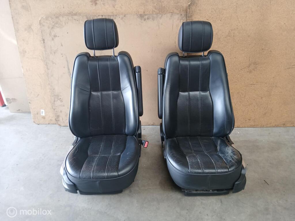 Stoelen Range Rover L322 Vogue Facelift Zetels Zwart Leer, Auto-onderdelen, Interieur en Bekleding, Land Rover, Gebruikt, Ophalen of Verzenden