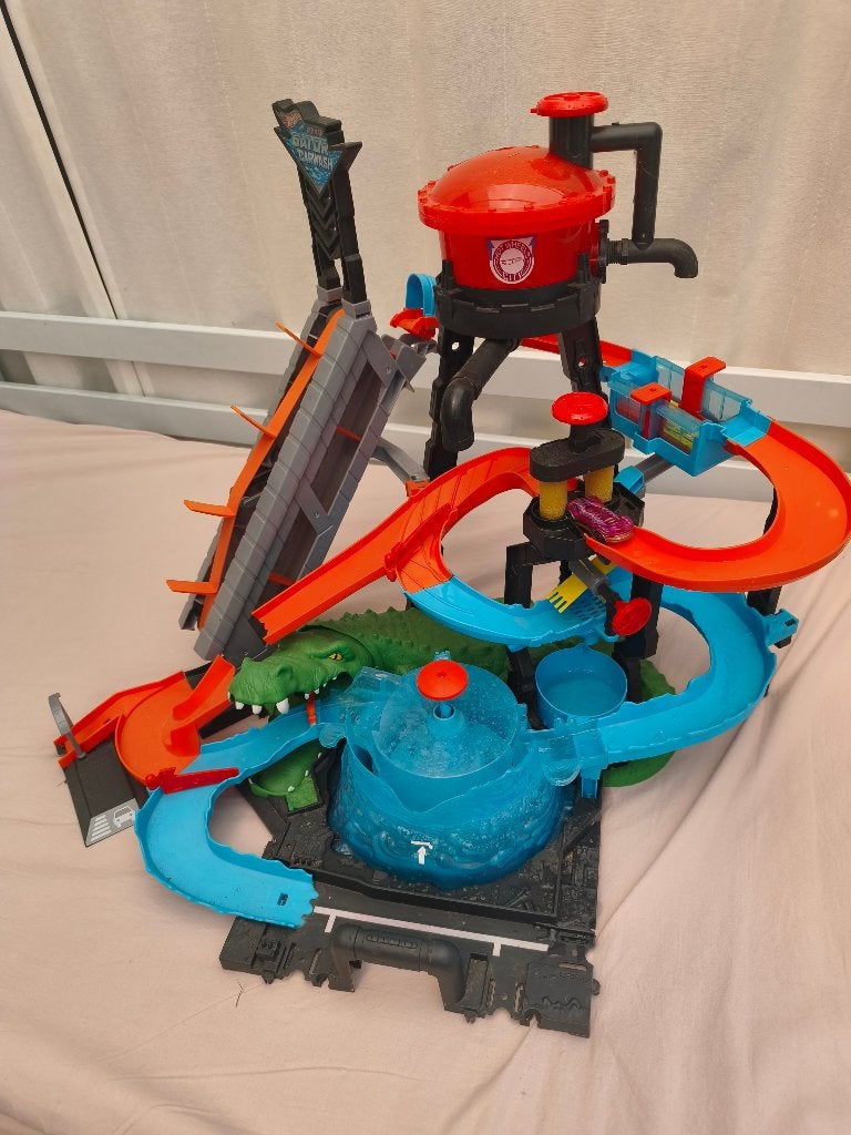 Hot Wheels Ultimate Gator Carwash, Enfants & Bébés, Jouets | Circuits, Comme neuf, Enlèvement, Circuit, Hot Wheels