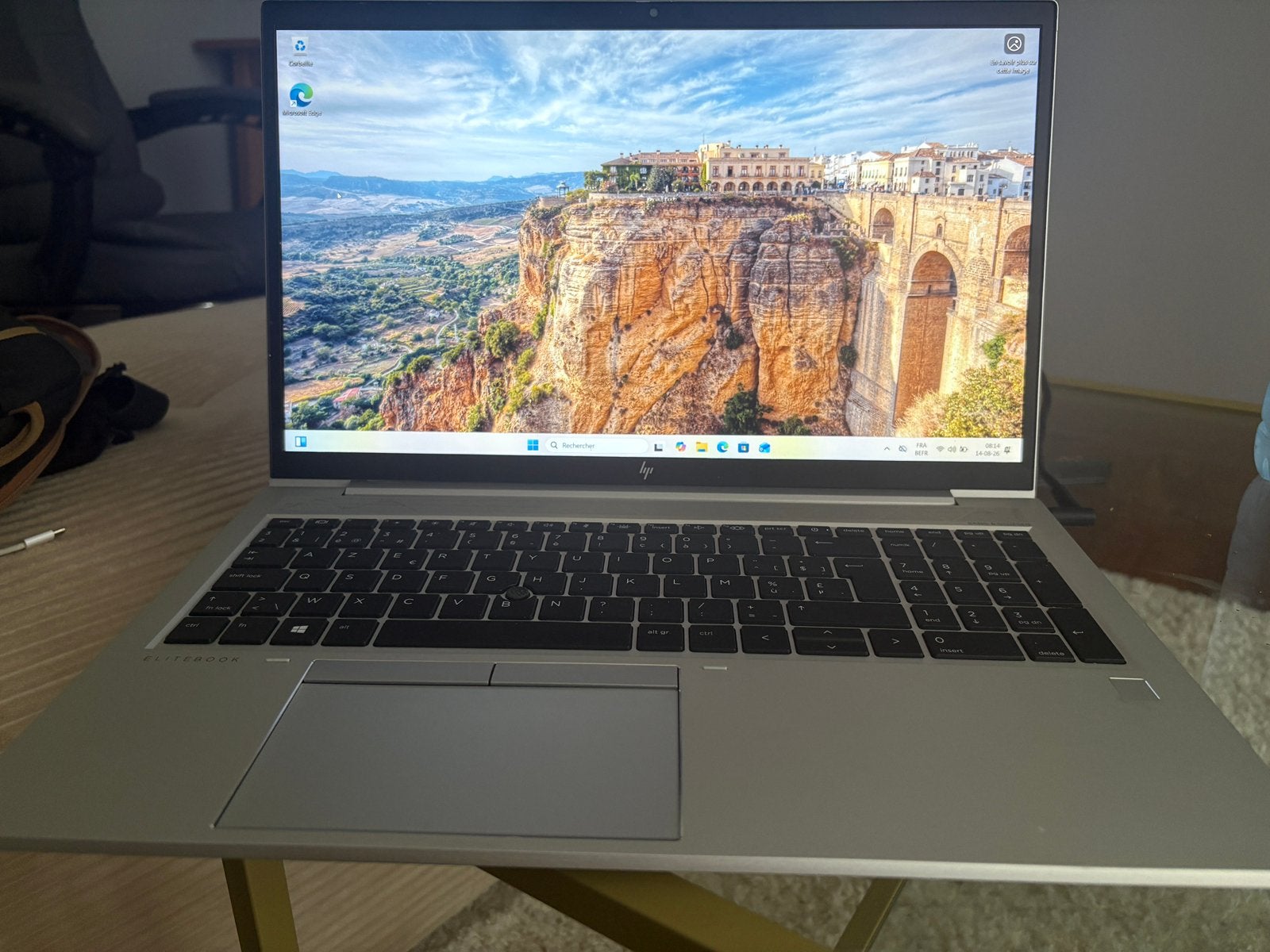 Pc portable HP elitebook 850 G8, Enlèvement, Utilisé, SSD, Azerty