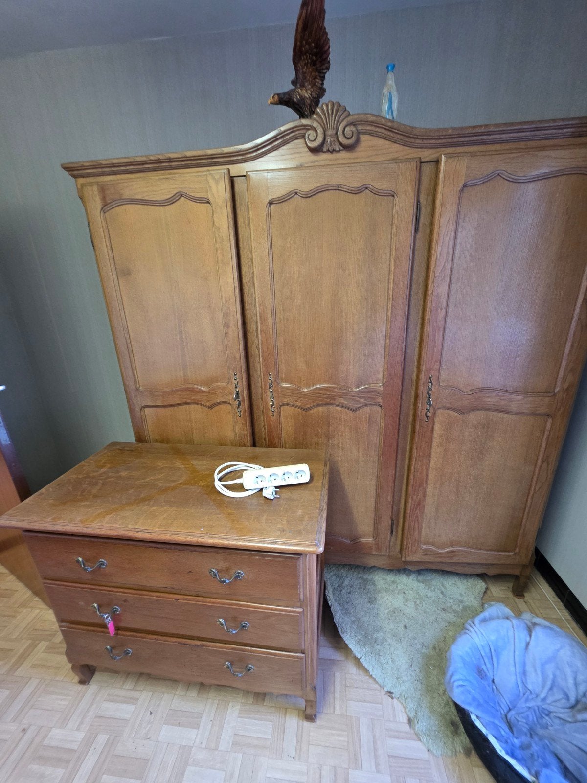 slaapkamer in hout   in optie, Huis en Inrichting, Ophalen