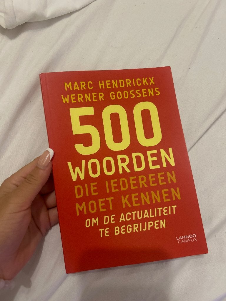 Boek: 500 woorden die iedereen moet kennen, Boeken, Ophalen of Verzenden, Zo goed als nieuw, Overige onderwerpen, Zie beschrijving