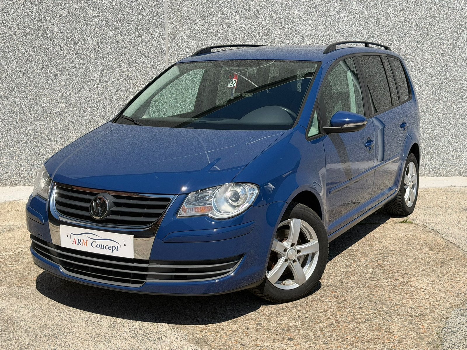 Volkswagen Touran 1.4 TSI essence 7places garantie 12 Mois, Euro 5, Blauw, Android Auto, Bedrijf