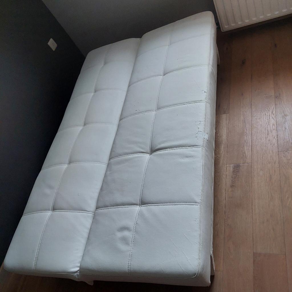 Zetelbed, Huis en Inrichting, Slaapkamer | Slaapbanken, Ophalen, Gebruikt, Wit