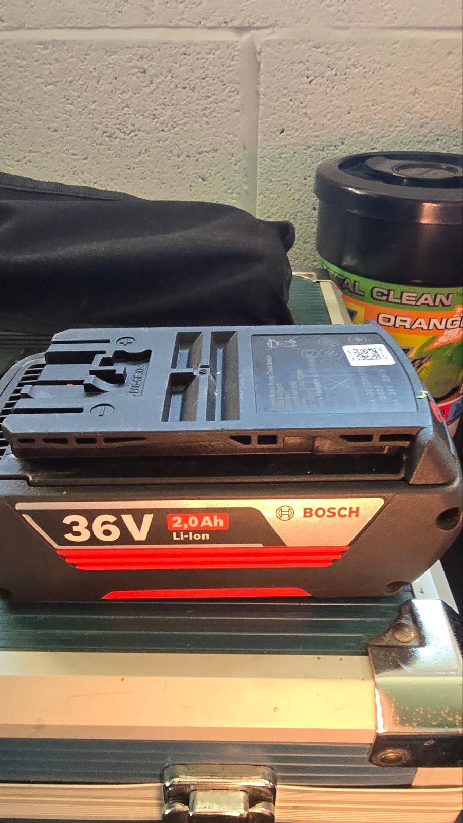 Bosch 36v 2 ah en 4 ah, Ophalen