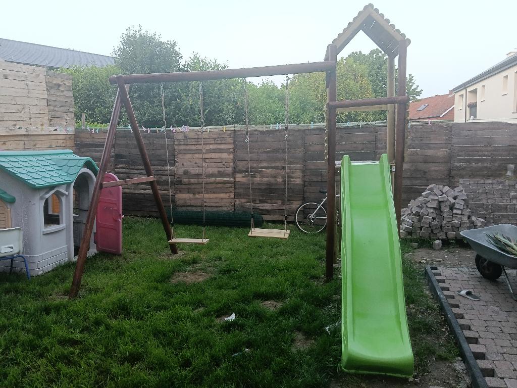 Balançoire, Kinderen en Baby's, Speelgoed | Buiten | Speeltoestellen, Ophalen, Zo goed als nieuw, Schommel