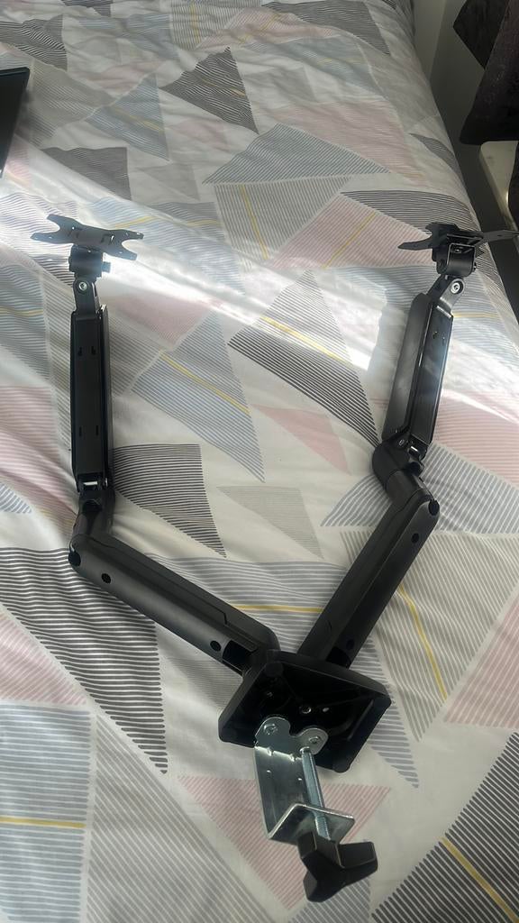 Duel monitor arm, Computers en Software, Monitoren, Ophalen, Gebruikt