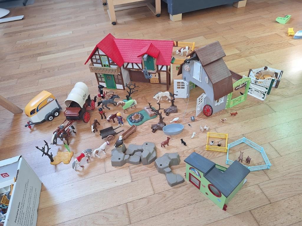 Playmobil - Boerderij met stallen, Kinderen en Baby's, Speelgoed | Playmobil, Ophalen, Gebruikt, Los Playmobil