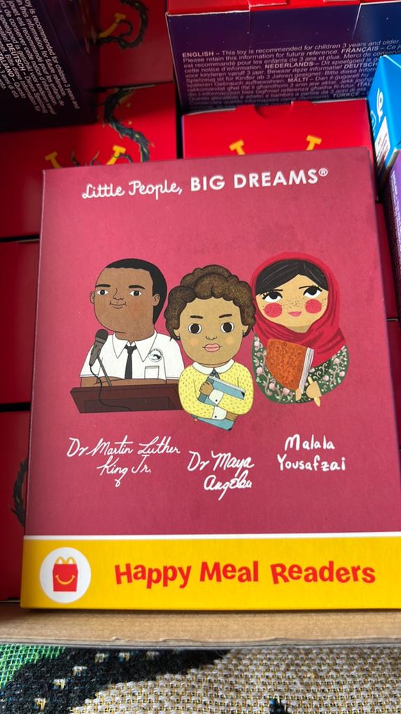 McDonald‘s boek voor kinderen, Ophalen, Nieuw