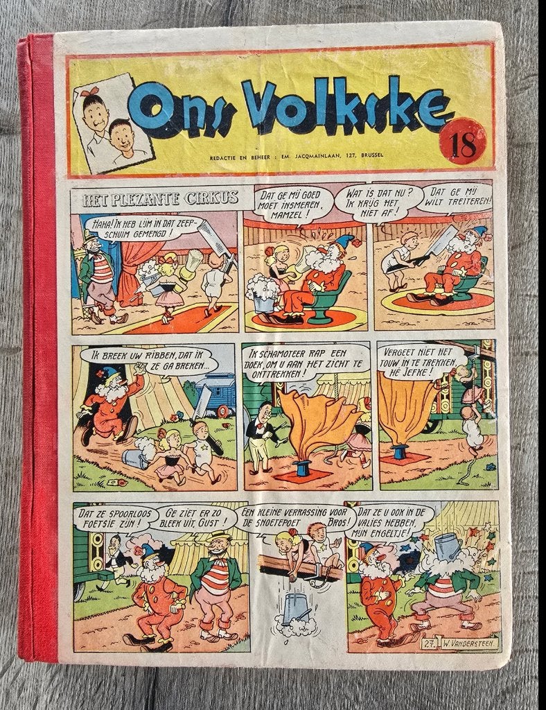 Ons Volkse album - nr8 - 1954 Vrij goede staat, Ophalen of Verzenden