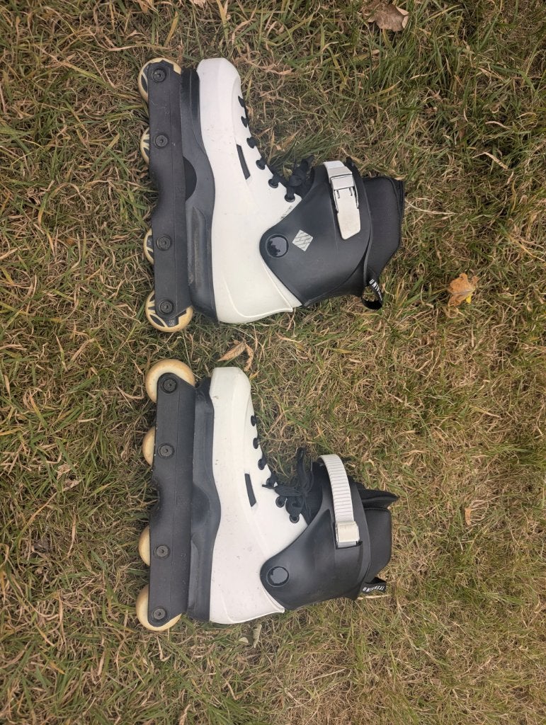 Sway 57 Aggressive Inline Skates - Stuntskates (Wit - 43-44), Ophalen, Gebruikt, Inline skates 4 wielen, Dames