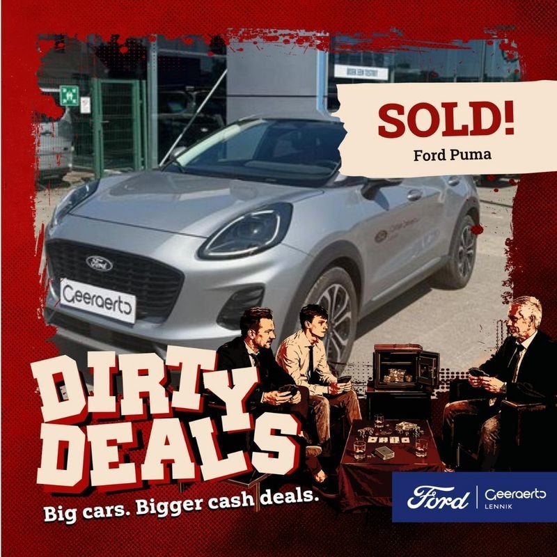 Ford Puma, Auto's, Stof, Zwart, Bedrijf, 5 zetels